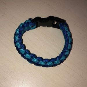 blue buckle bracelet